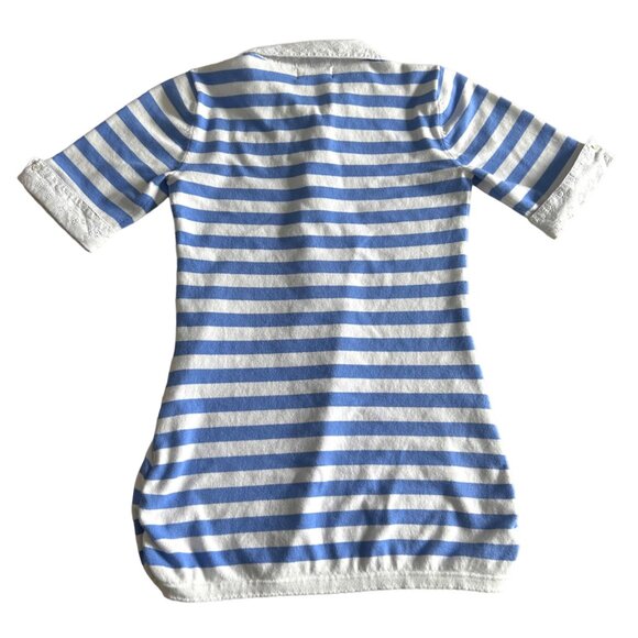 2000s Striped Half Sleeve Polo Shirt ASO Taylor McKessie High School Musical 2 - Picture 4 of 9